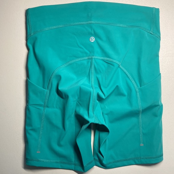Lululemon Power Thru Short 6” Maldives Green 6 - Picture 4 of 6